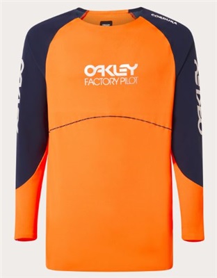 Oakley Maven Scrub LS Jersey FOA405431, мужская футболка с длинным рукавом, оранжевая 9RB