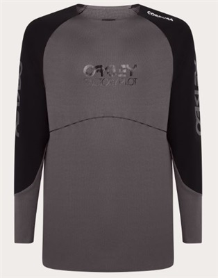 Oakley Maven Scrub LS Jersey FOA405431 футболка с длинным рукавом, чёрная/серая 012