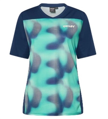 Oakley W Maven Coast SS Jersey FOA500571 футболка, зелёная 9YP
