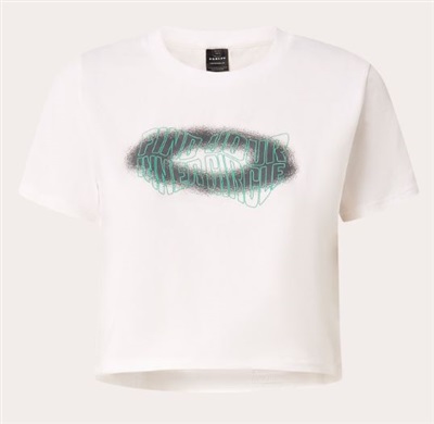 Oakley W Pursuit Crop Tee FOA500560, белая футболка 100
