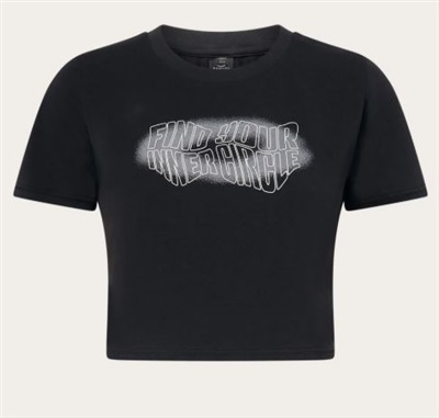 Oakley W Pursuit Crop Tee FOA500560 футболка, чёрная 02E