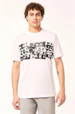 Oakley Golf Ransom Tee FOA405506 T-Shirt White 100