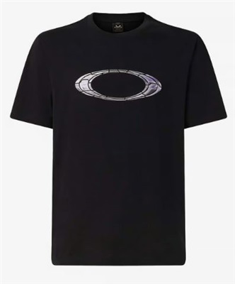 Oakley Mtl Liquid Ellipse Tee FOA405484 T-Shirt Siyah 02E