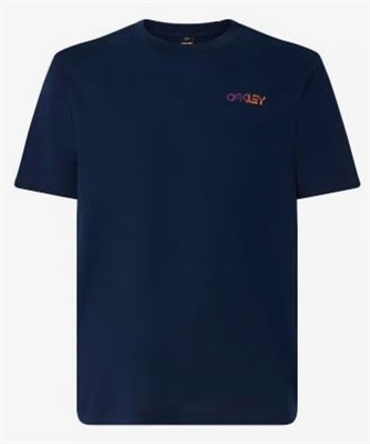 Oakley Fingerprint B1B Tee FOA405486 T-Shirt Lacivert 6LE