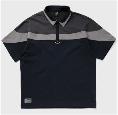 Oakley Icon Shape Shirt FOA406433 Polo Yaka Tişört Siyah 02E