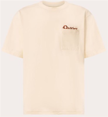 Oakley EN New Retro Tee Flag 1.0 FOA406341 Cream T-Shirt 10P