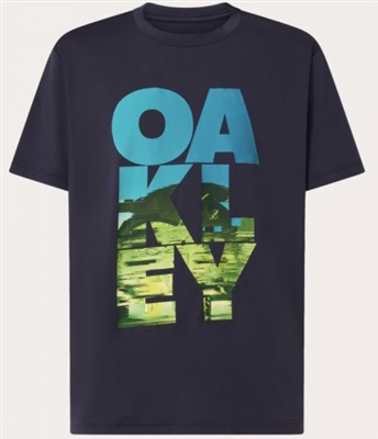 Oakley Enhance Qdevo SS Tee Icon 3.0 FOA406335 T-Shirt Mavi 6FB