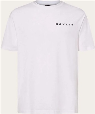Oakley Ellipse Bark Metal TS FOA406494 T-Shirt Beyaz 100