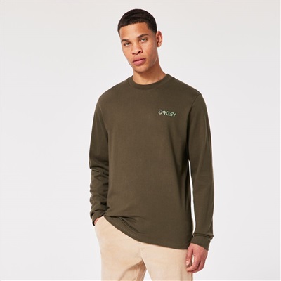 Oakley Agaricus Nassa LS Crew FOA404898 T-Shirt Gri 86L