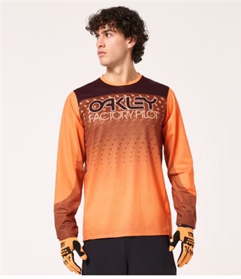Oakley Seeker Gradient LS Jersey FOA404904 T-Shirt Turuncu 92I