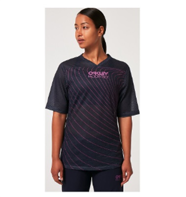 Oakley Wmns Factory Pilot RC SS Jerse FOA500384 T-Shirt Lacivert 6AC