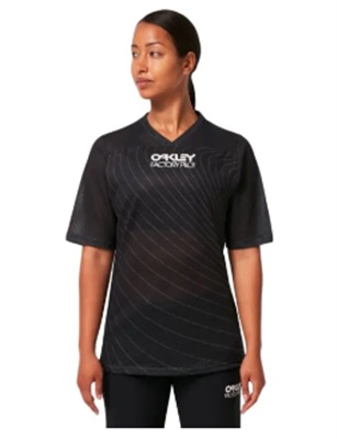 Oakley Wmns Factory Pilot RC SS Jerse FOA500384 T-Shirt Siyah 02E