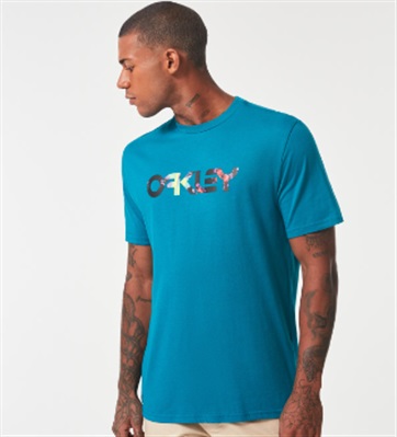 Oakley Floral Splah B1B Tee FOA404427 футболка, синяя 67M