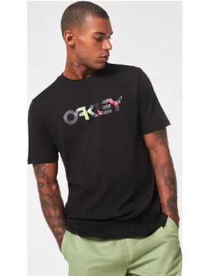 Oakley Floral Splash B1B T-Shirt FOA404427 Black 02E