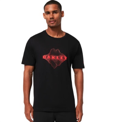 Oakley Above And Below Tee FOA404386 T-Shirt Siyah 02E