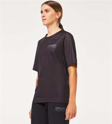 Oakley Wmns Factory Pilot Lite SS FOA500274 T-Shirt Siyah 02E