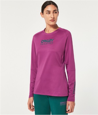Oakley Wmns Factory Pilot LS Jersey FOA500224 T-Shirt Mor 89N