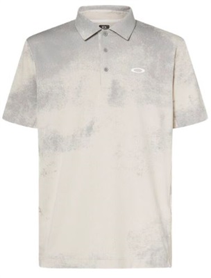 Oakley Exposure Print FOA406811 Polo Shirt Gri Krem 7CC