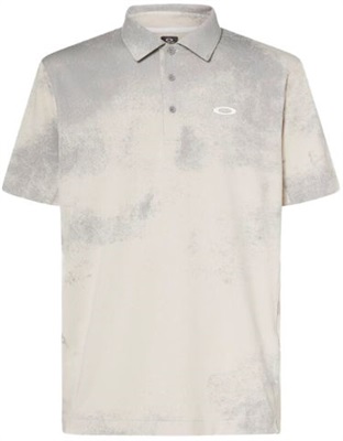 Oakley Exposure Print FOA406811 Polo Shirt Grey/Cream 314
