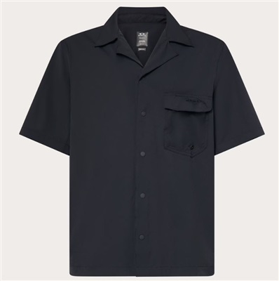 Oakley Cuban Collar SS Shirt FOA406864 Siyah 02E