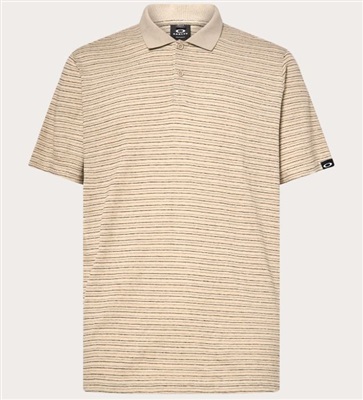 Oakley Debris Stripe FOA405503 Polo Shirt Silver 7BZ
