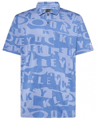 Oakley Ransom Jacquard FOA405500 Polo Shirt, Mavi Beb