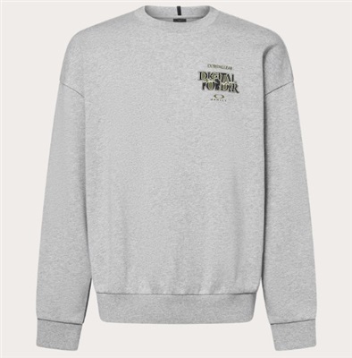 Oakley Futurescape Powder Crewneck FOA407450 Sweatshirt Grey 28B