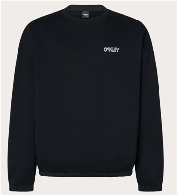 Oakley Mtl Ringed B1B Crew Sweatshirt FOA406177, чёрный 02E