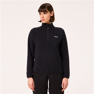 Oakley Wmn Ridge ½ Zip Fleece Sweatshirt Black FOA500360 02E