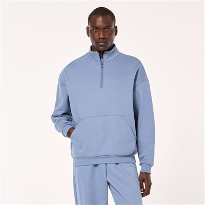 Oakley Soho 1/4 Zip Sweatshirt FOA404827 Mavi 6CJ