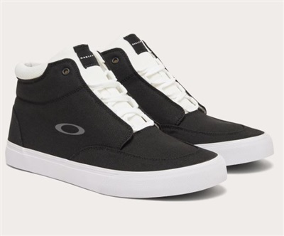 Oakley Footwear Banks High Canvas FOF100551 Men's Trainers, Black White 022
