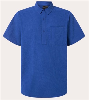 Oakley Deco Palms RC SS Button Down FOA404293 Shirt Mavi 671