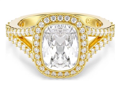 Swarovski Una:ring Cushion 5762629 Yüzük Altın 5762628