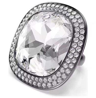 Swarovski Una:ring XL Cushion Light 5760117 Yüzük Gümüş 5760118