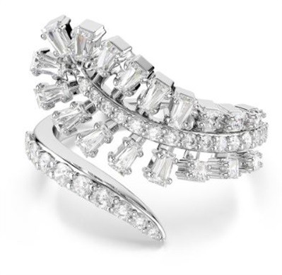 Swarovski Vienna: Ring Feather 5757835 5757838, серебряное кольцо