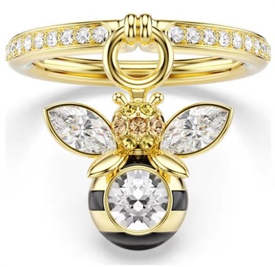 Swarovski Idyllia Bee SW5748152 Gold Ring 5748152