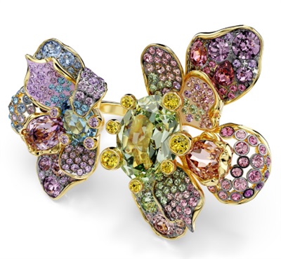 Swarovski Idyllia SW5721595 Gold-Tone Ring