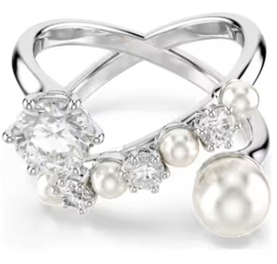 Swarovski Matrix SW5714375 5705612 Серебристое кольцо
