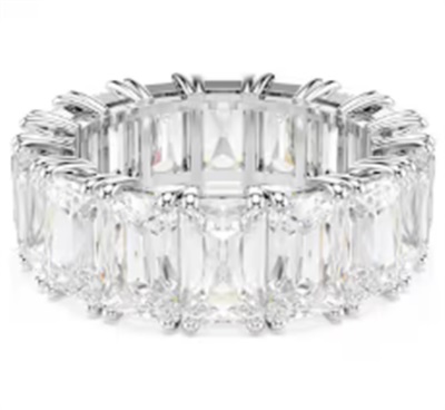 Swarovski Matrix Vittore SW5709277, серебристое кольцо 5709279