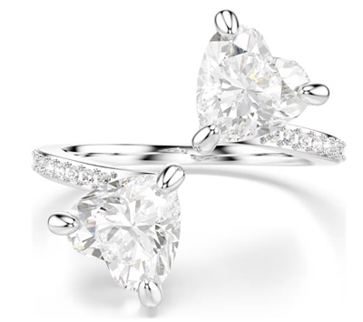 Swarovski Mesmera Attract, открытое кольцо с огранкой «сердце», SW5705592