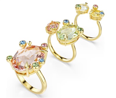 Swarovski Gema ring, Set (3) SW5705812 Yüzük Altın 5705811