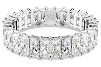 Swarovski Matrix Baguette-Cut Ring SW5693406 5693408, Silver