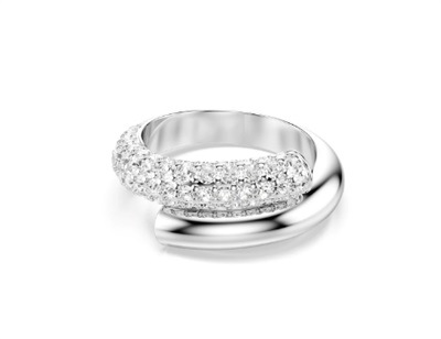 Кольцо Swarovski Dextera SW5695938, серебристое
