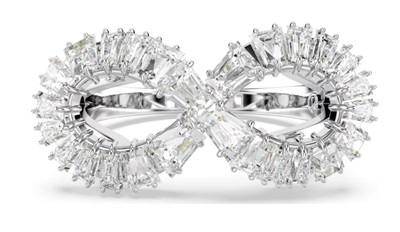 Swarovski Hyperbola Infinity cocktail ring SW5679695 5679696 Silver