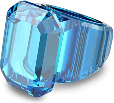 Коктейльное кольцо Swarovski Lucent SW5607351, синее 5669668