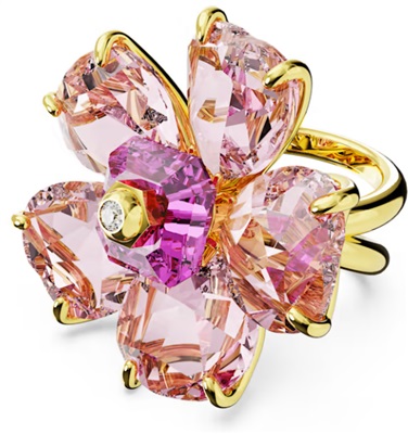 Swarovski Florere SW5657279 5650564 коктейльное кольцо золотого цвета
