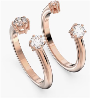 Swarovski Constella SW5640970 5640972: комплект из 2 колец, Rose Gold