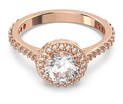 Swarovski Constella SW5642639 5642640 Rose Gold Cocktail Ring