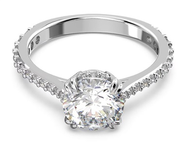 Swarovski Constella SW5645250, серебристое кольцо