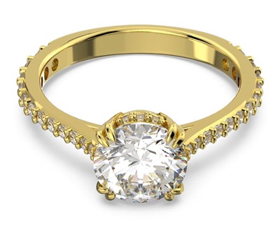 Коктейльное кольцо Swarovski Constella SW5642619, золотистое
